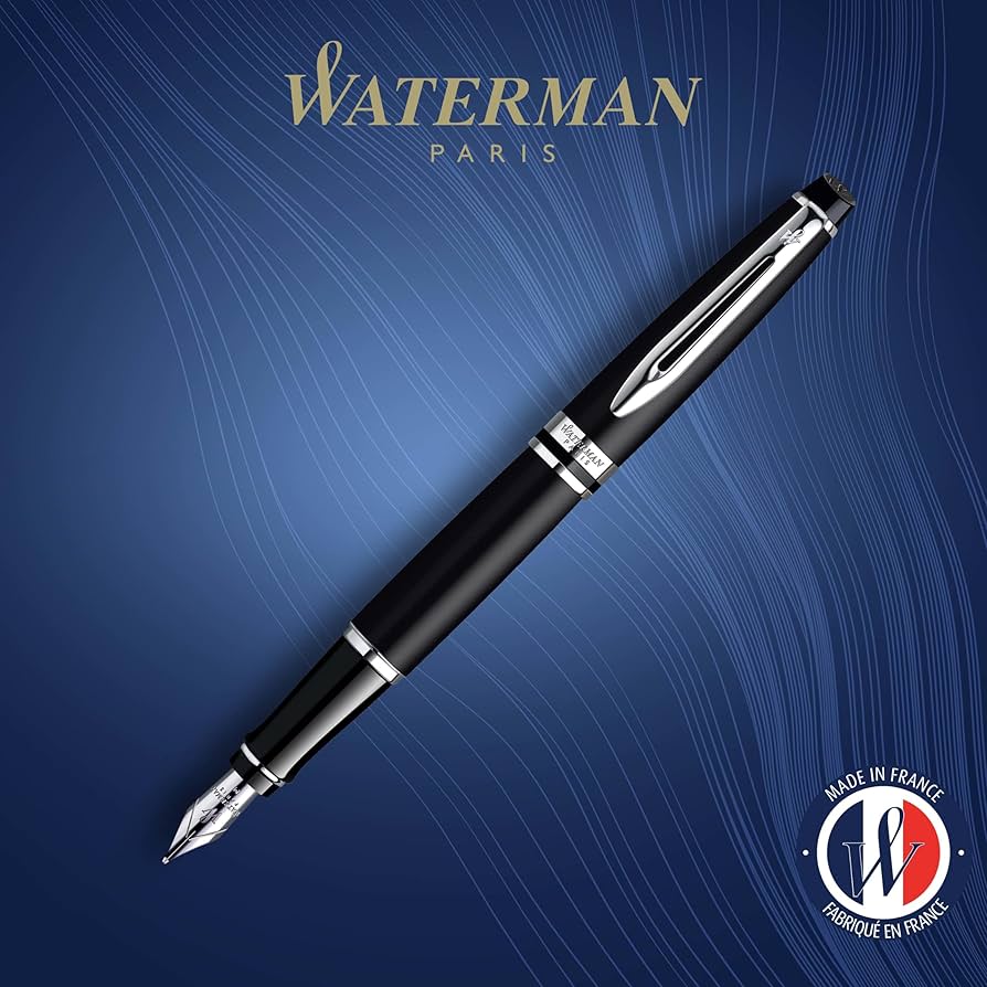 筆記具 waterman k18 750 WATERMAN】ウォーターマン 18K 750 万年筆 Ideal ネイビー【未